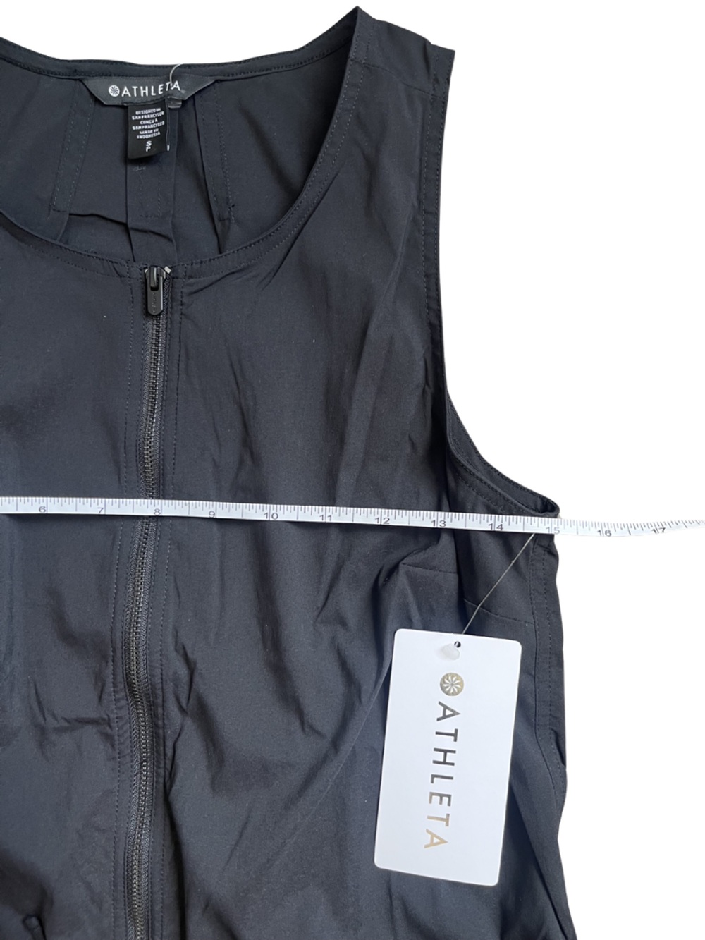 NWT Athleta Flex Jumpsuit | Black | Size Small - Picture 7 of 10